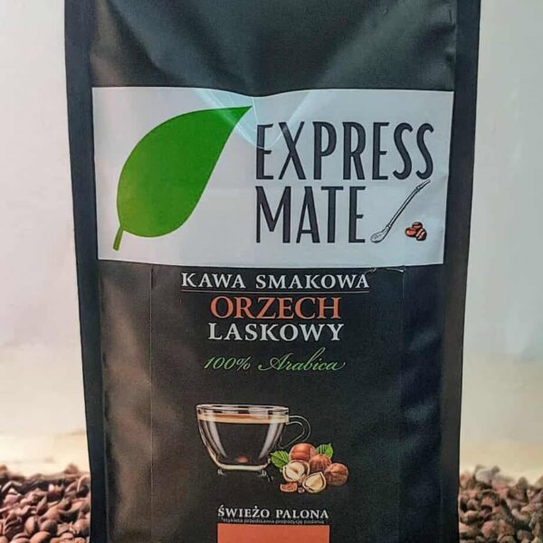 Kawa Smakowa Orzech Laskowy Świeżo Palona 1kg