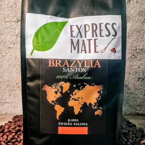 Kawa Świeżo Palona Brazylia Santos 1kg